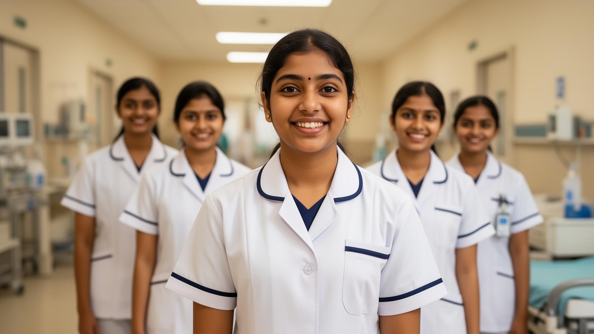 Nursing students at Siliguri Institute of Nursing